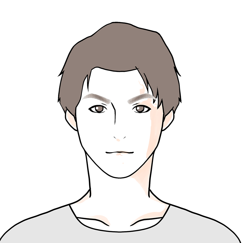 男らしく見える印象